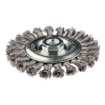 Szczotka druciana tarczowa 125 mm x M14, INOX GRAPHITE