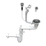 Syfon zlewozmywakowy 1-komorowy automatyczny sitko 3,5"