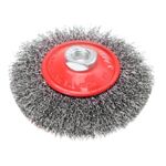Szczotka druciana tarczowa odgięta 115 mm x M14 VERTO