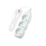 Przedłużacz 3-gniazda bez uziemienia PS3615 1,5 m biały DPM