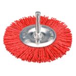 Szczotka ścierna tarczowa z trzpieniem 100 mm VERTO