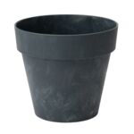 Osłonka Ibiza beton 20 cm czarna