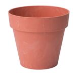 Osłonka Ibiza beton 25 cm czerwona