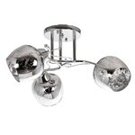 Lampa przysufitowa 3-płomienna W-9721/3 metalowa chrom