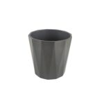Osłonka ceramiczna flores antracyt 13,4 x 13,7 cm