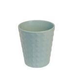 Osłonka ceramiczna borneo cyjan 14,2 x 11,6 cm