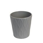 Osłonka ceramiczna roti szara 13,4 x 13,1 cm