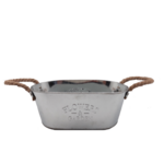 Osłonka flower garden owalna metalowa 10 x 23,7 cm