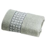 Ręcznik łazienkowy Luna 130 x 70 Srebrny Bawełna TEXPOL
