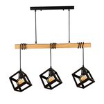 Lampa wisząca SWEDEN Wood 3xE27 il mio