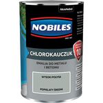 Emalia chlorokauczukowa Popielaty Średni 0,9 l NOBILES
