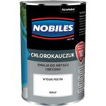 Emalia chlorokauczukowa Biały 0,9 l NOBILES