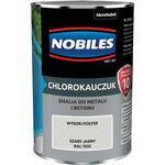 Emalia chlorokauczukowa Szary Jasny 0,9 l NOBILES