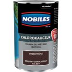 Emalia chlorokauczukowa Brązowy Czekoladowy 0,9 l NOBILES