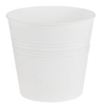 Doniczka Wiadro 15 cm biała