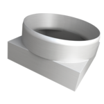 Redukcja tworzywo 0,9 x 0,9 x 10 cm srebrny Kuchinox