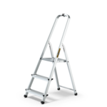 Drabina aluminiowa domowa 3 stopniowa 125 kg + haczyk DRABEST