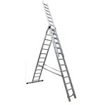 Drabina wielofunkcyjna 3x13 stopniowa PRO tłoczona 150 kg DRABEST