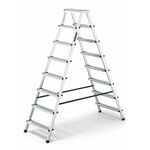 Drabina aluminiowa dwustronna 2x8 stopniowa 125 kg DRABEST