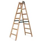 Drabina drewniana malarska 2x7 stopniowa 150 kg DRABEST