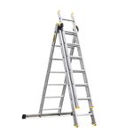 Drabina wielofunkcyjna 3x7 stopniowa PRO tłoczona 150 kg DRABEST