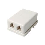 Gniazdo telefoniczne natynkowe podwójne BMTF96 DPM