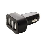 Ładowarka samochodowa 3xUSB 5,2 A CLT723 czarna DPM