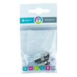 Adapter antenowy wtyk F-gniazdo TV BMJ11F DPM