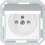 Gniazdo pojedyncze IP44 QUADRUM QR1013W białe VILMA