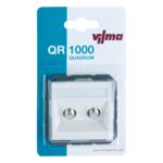 Gniazdo SAT podwójne QUADRUM QR1037W białe VILMA