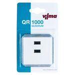 Gniazdo USB podwójne QUADRUM QR1028W 2,1 A białe VILMA