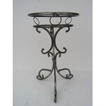 Kwietnik metalowy 75 cm złota patyna