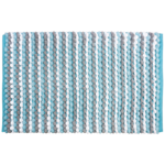 Dywanik łazienkowy "Mosaic" 50 x 80 cm jasnoniebieski