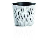 Doniczka DSR160 Sandy Round - biały