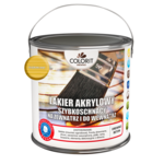 Lakier akrylowy szybkoschnący do drewna Głęboki mat 2,5 l Colorit Drewno