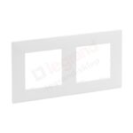 Ramka podwójna NILOE STEP biały mat