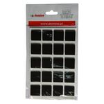 Filc brązowy 20 x 20 mm