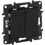 Łącznik świecznikowy NILOE STEP czarny mat