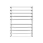 Grzejnik łazienkowy c.o. BOL-50/70 biały dolny Instal-Projekt