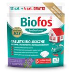 Tabletki biologiczne do szamb i przydomowych oczyszczalni ścieków Biofos 12 + 4 sztuk gratis 320 g