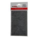 Filc szary 95 x 145 mm