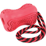 Zabawka kauczukowa ze sznurem TITAN M czerwony Zolux