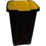 Kosz do segregacji śmieci 50 l sorta żółty