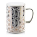 Kubek z pokrywką CHIC GEO 460 ml