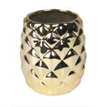 Kubek PINEAPPLE 9 x 10,5 cm złoty