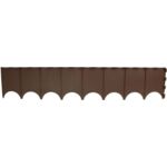 Obrzeże 59 x 11,6 cm komplet 10 sztuk brązowe HAGSEN