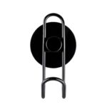 Wieszak ścienny pojedynczy czarny AWD Interior