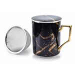 Kubek CRISTIE BLACK z zaparzaczem 400 ml