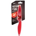 Nóż obierak KITCHEN FUN czerwony