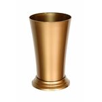 Flakon Orchidea 14 cm złoty/czarny ze stópką